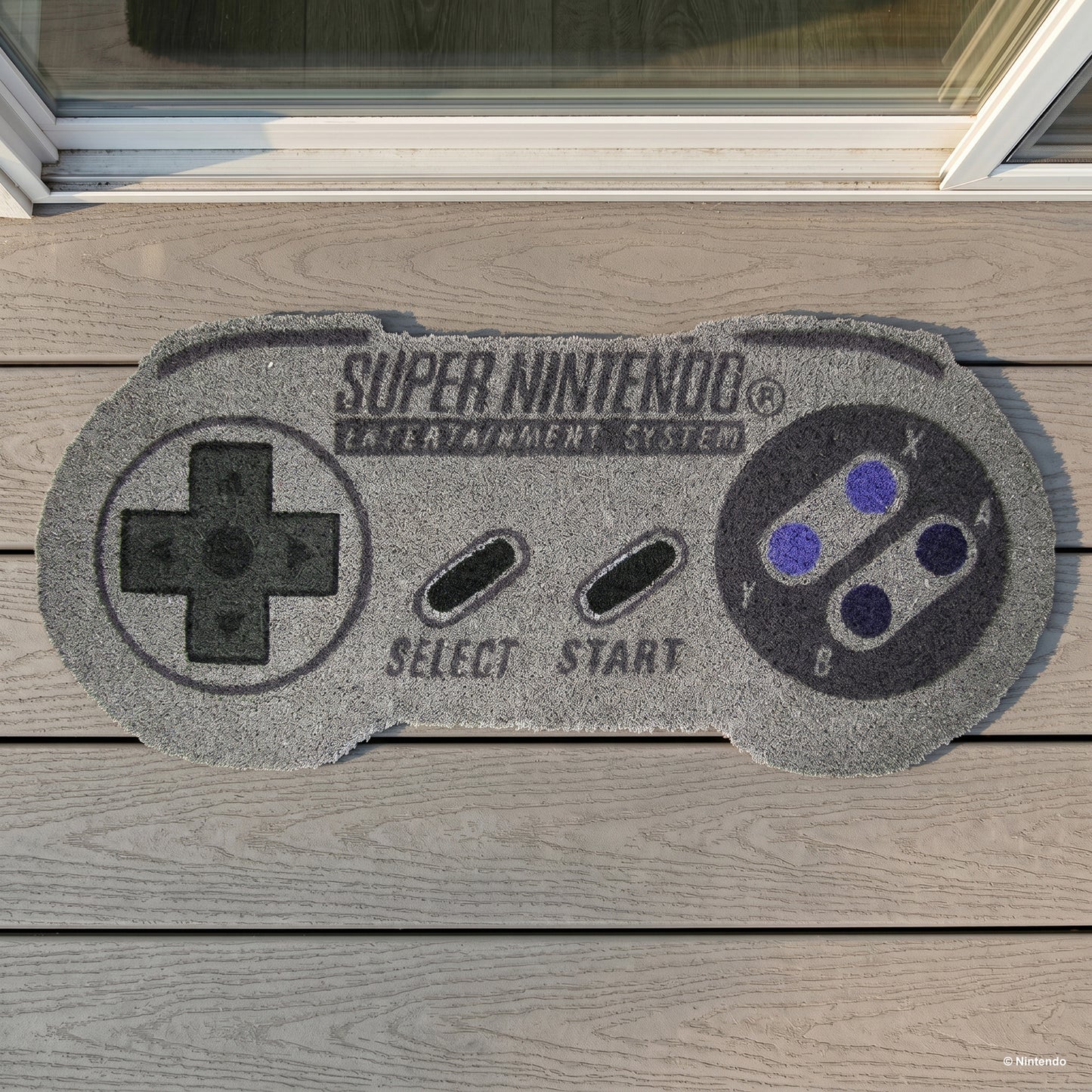 Nintendo - SNES Controller Shaped - 13x19" Doormat