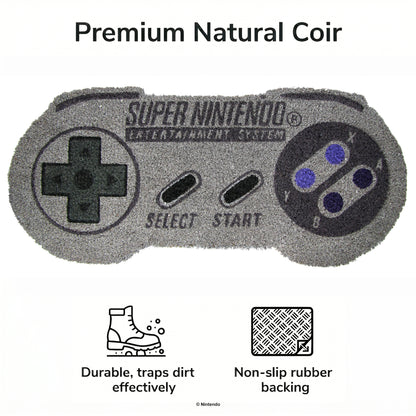 Nintendo - SNES Controller Shaped - 13x19" Doormat