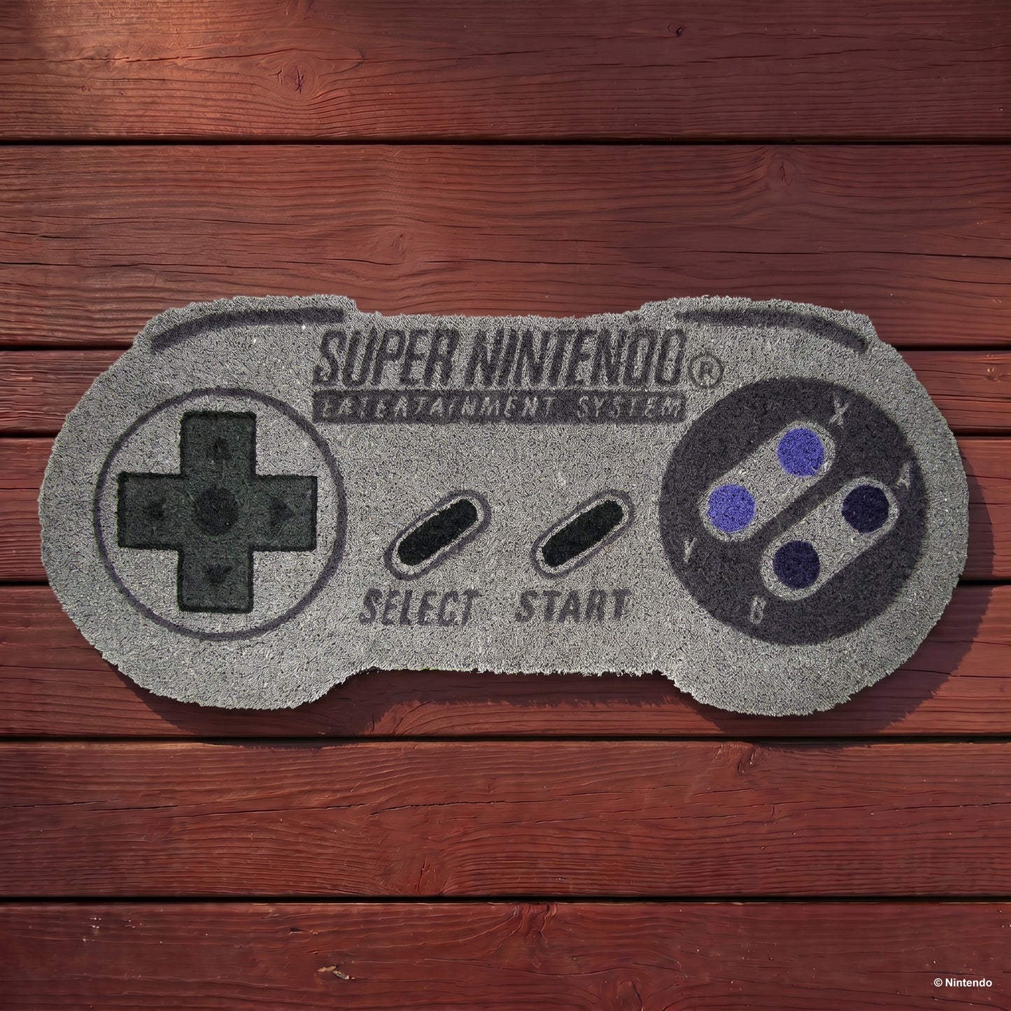 Nintendo - SNES Controller Shaped - 13x19" Doormat