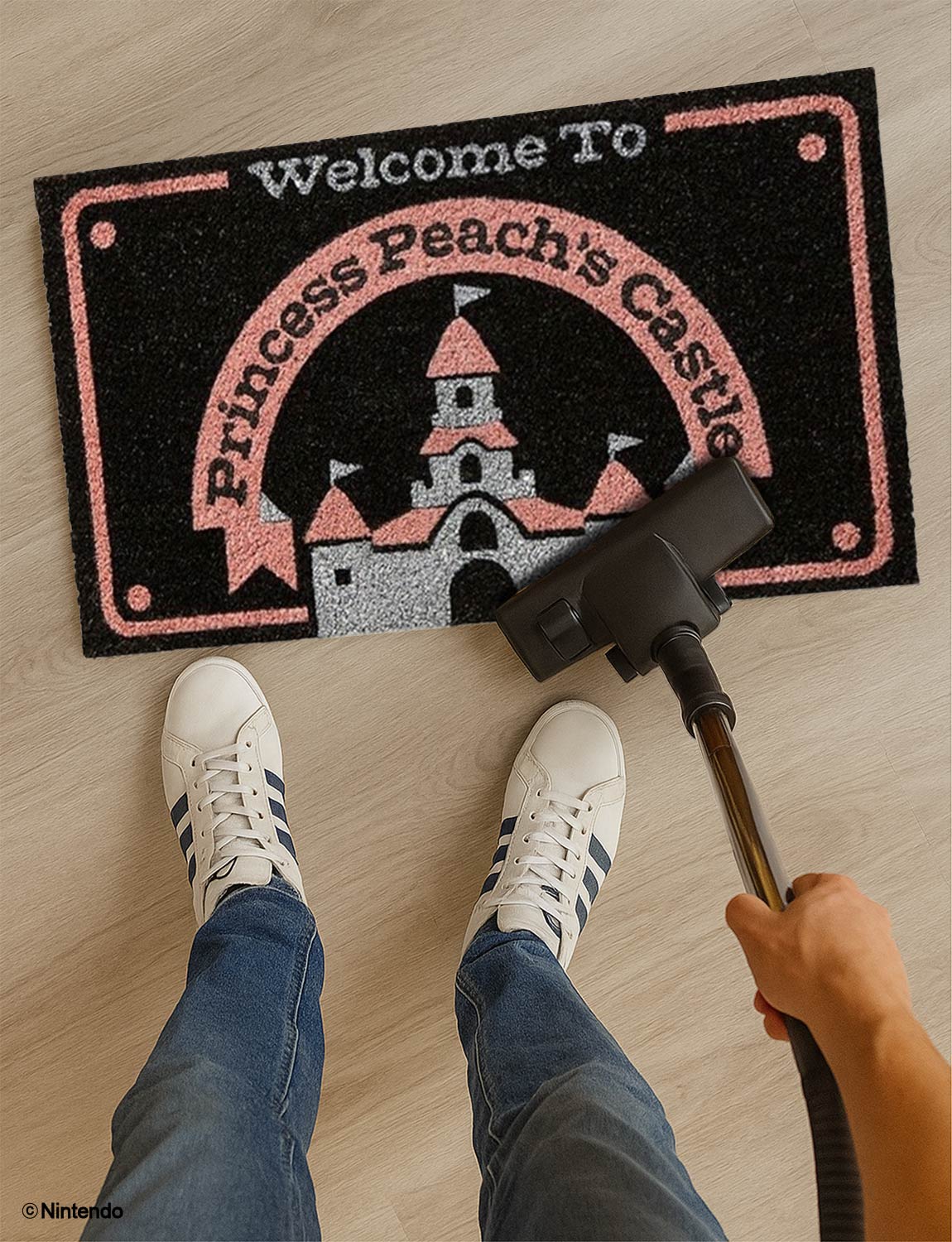 Super Mario™: Princess Peach's Castle Doormat (29x17) - Official Nintendo Decor - alternate angle
