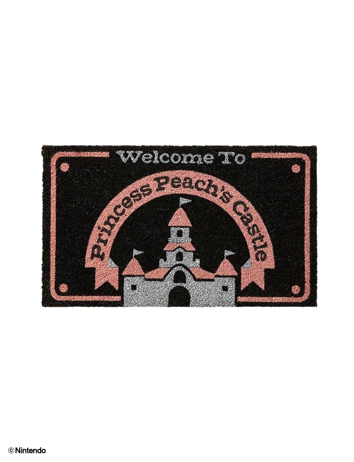Super Mario™: Princess Peach's Castle Doormat (29x17) - Official Nintendo Decor - front view