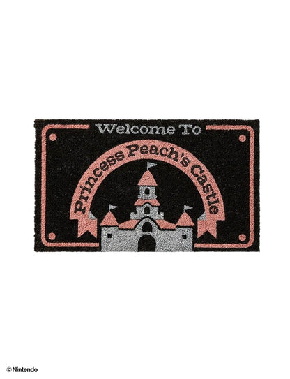 Super Mario™: Princess Peach's Castle Doormat (29x17) - Official Nintendo Decor - front view