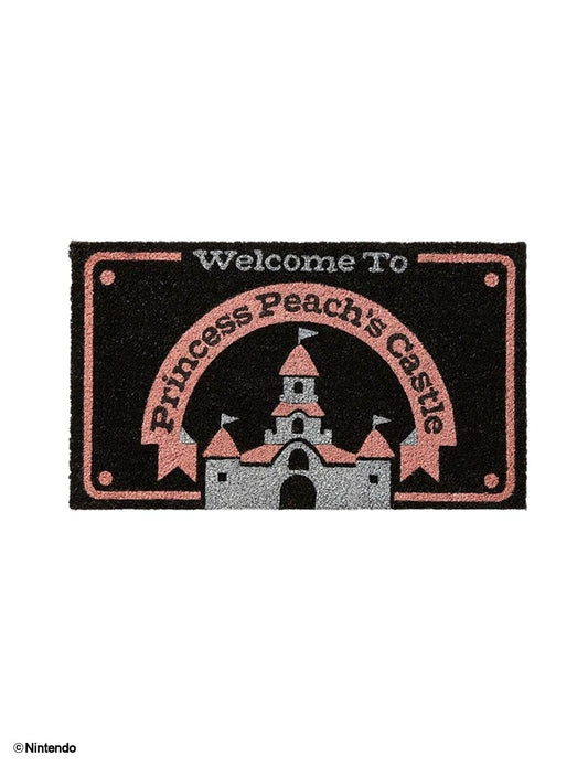 Super Mario™: Princess Peach's Castle Doormat (29x17) - Official Nintendo Decor - front view
