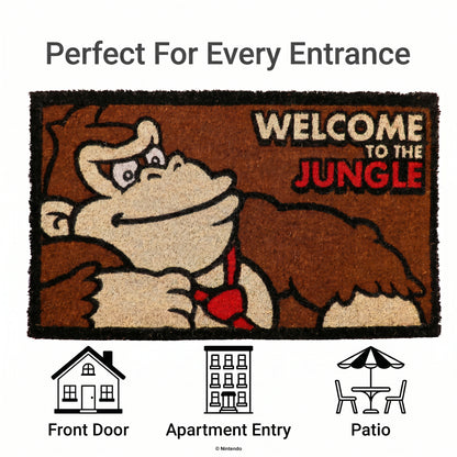 Donkey Kong™: "Welcome to the Jungle" Doormat (29x17)