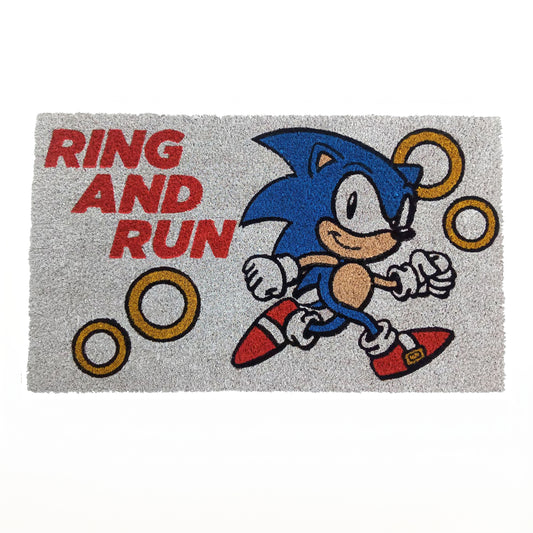 Sonic The Hedgehog - Ring And Run - Doormat
