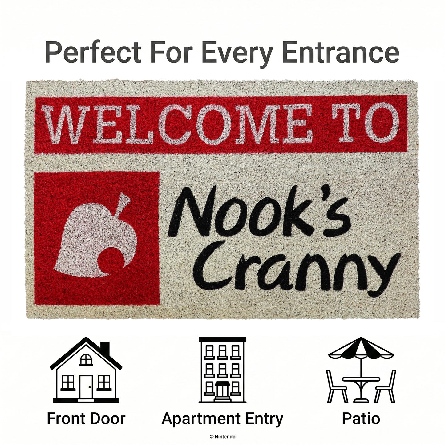 Animal Crossing - NH - Nook's Cranny - 13x19" Doormat