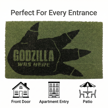 Godzilla - Footprint - 13x19" Doormat