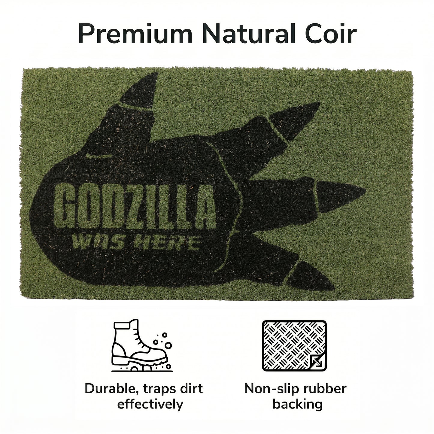Godzilla - Footprint - 13x19" Doormat
