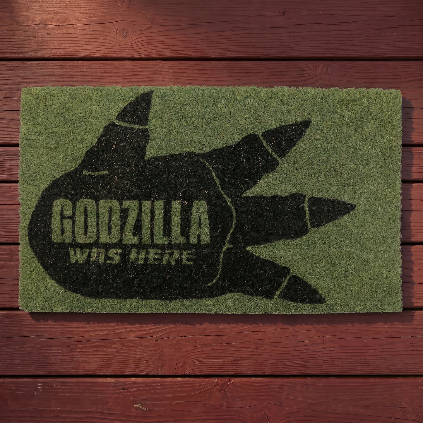 Godzilla - Footprint - 13x19" Doormat
