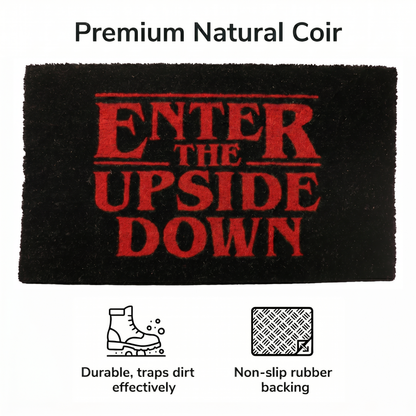 Stranger Things: "Enter The Upside Down" Doormat (29x17)