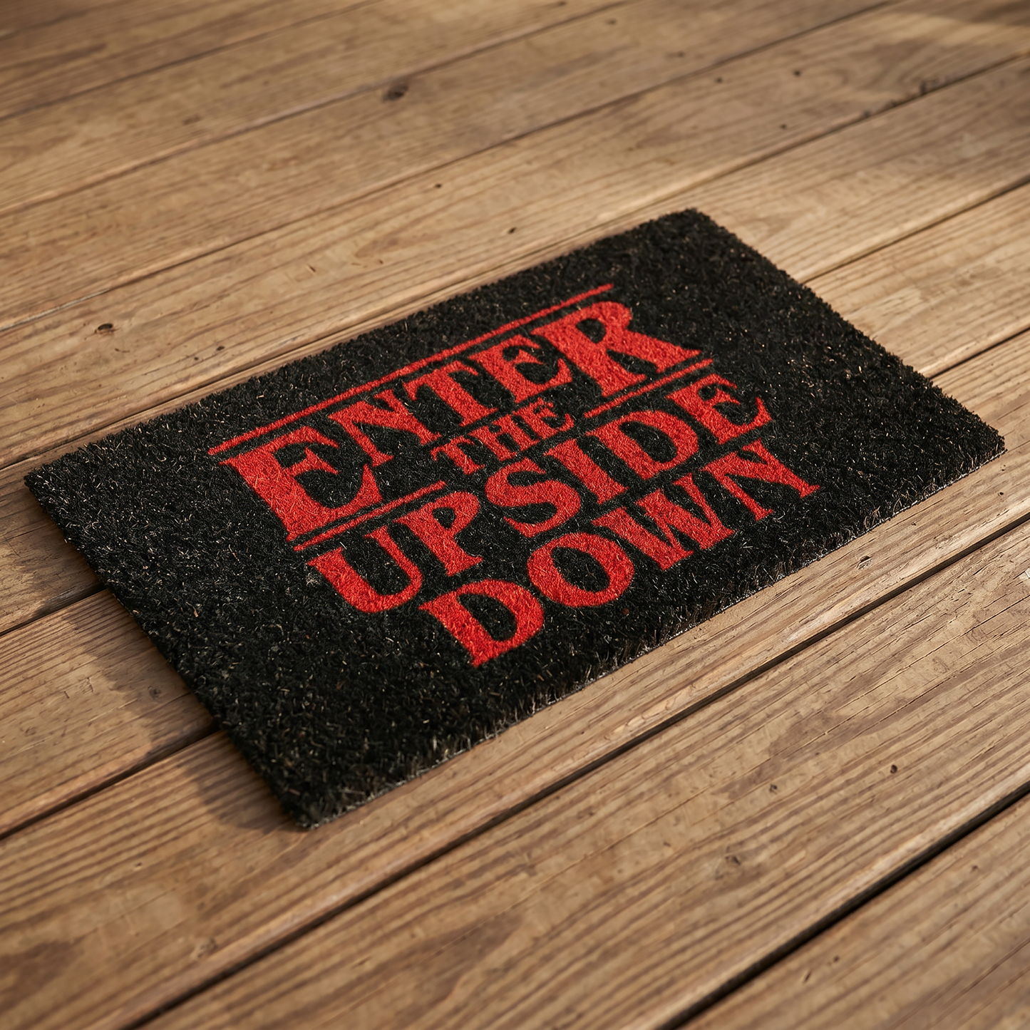 Stranger Things: "Enter The Upside Down" Doormat (29x17)