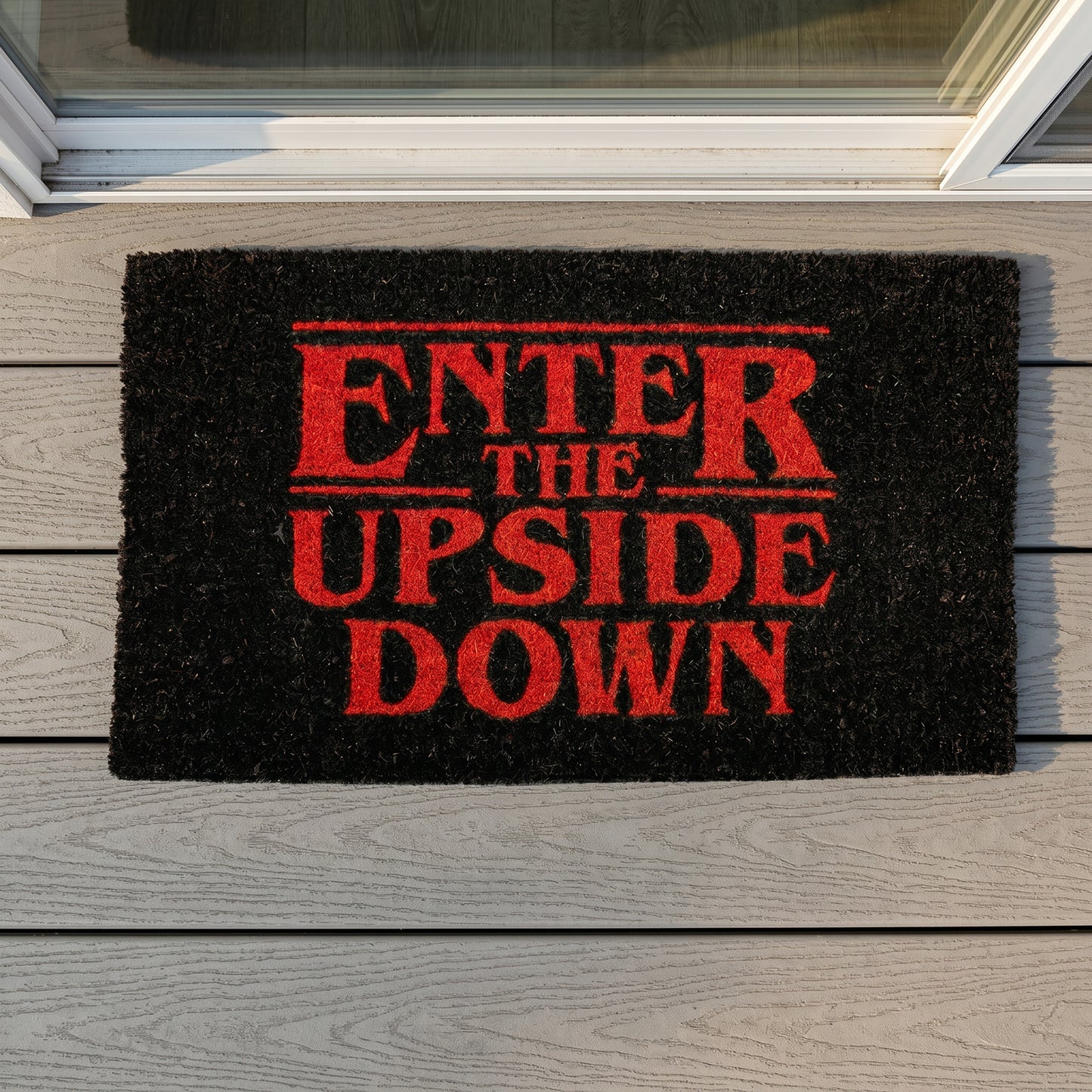 Stranger Things: "Enter The Upside Down" Doormat (29x17)
