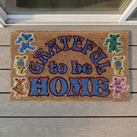 Grateful Dead - Grateful to Be Home Coir Doormat (29x17)