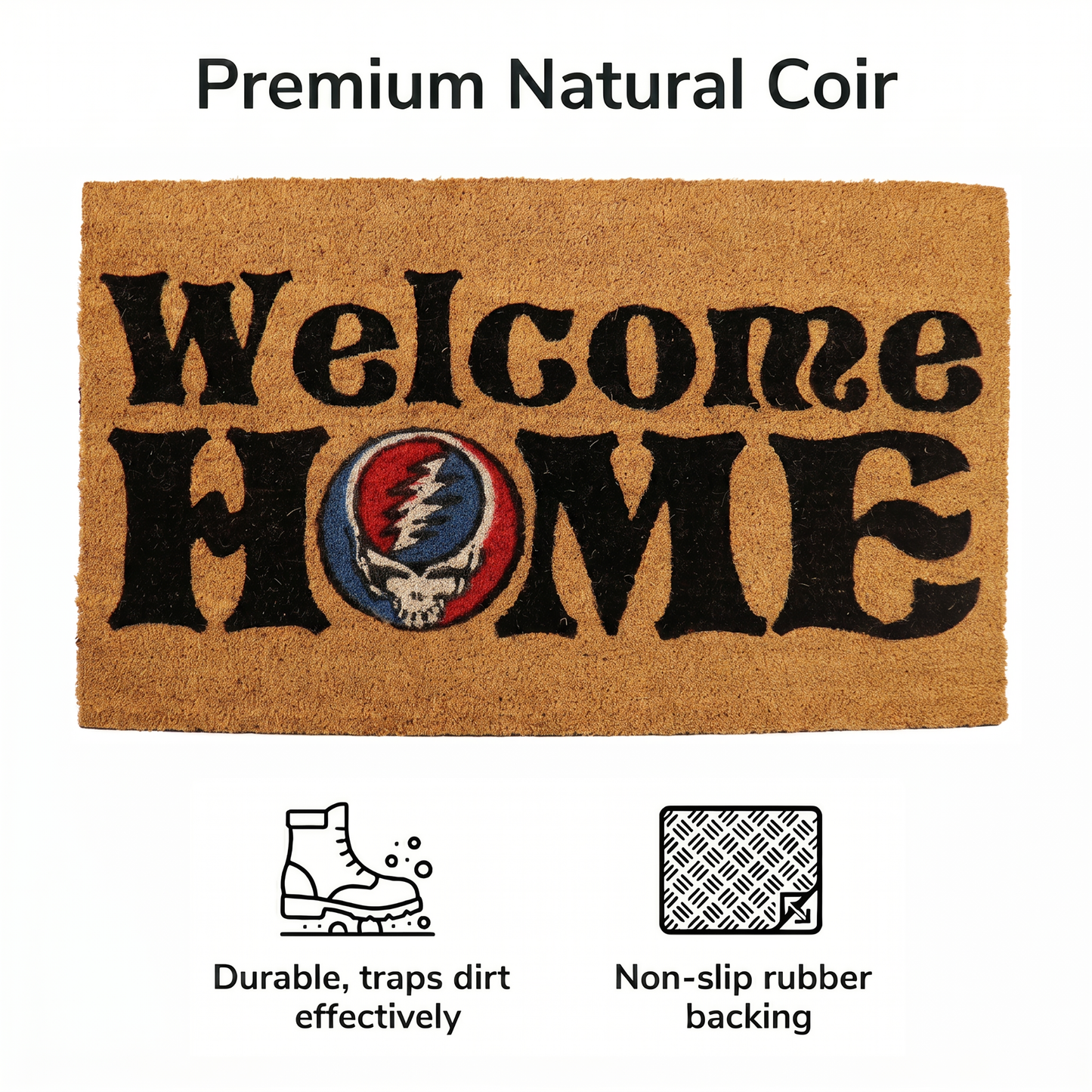 Grateful Dead - Welcome Home -  13x19" Doormat
