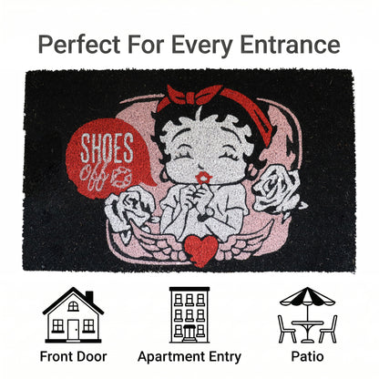Betty Boop - Shoes Off Coir Doormat (29x17)