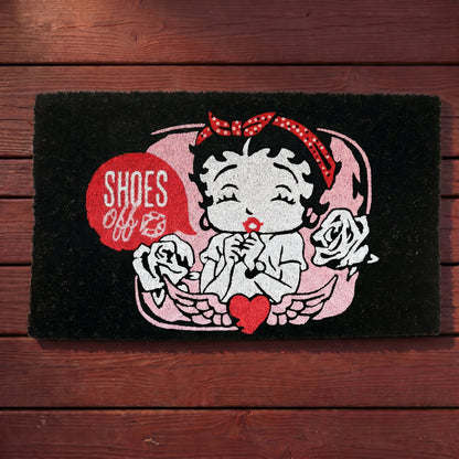 Betty Boop - Shoes Off Coir Doormat (29x17)