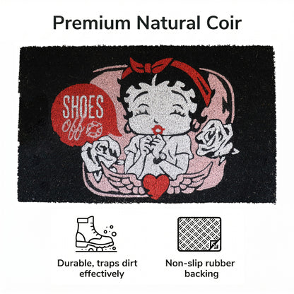 Betty Boop - Shoes Off Coir Doormat (29x17)