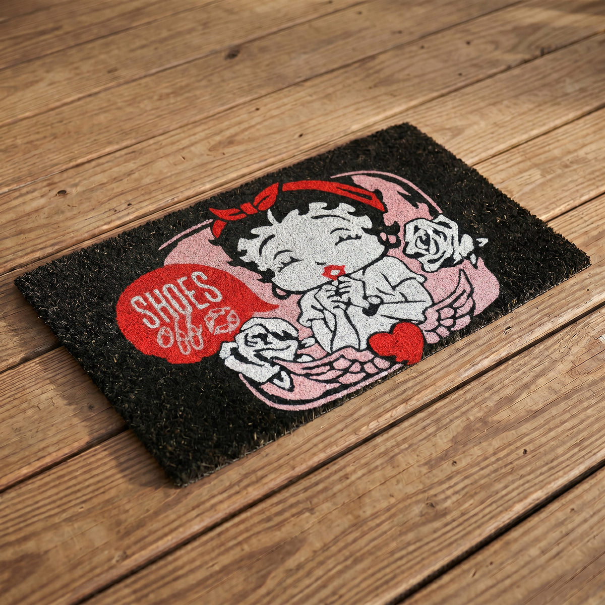 Betty Boop - Shoes Off Coir Doormat (29x17)