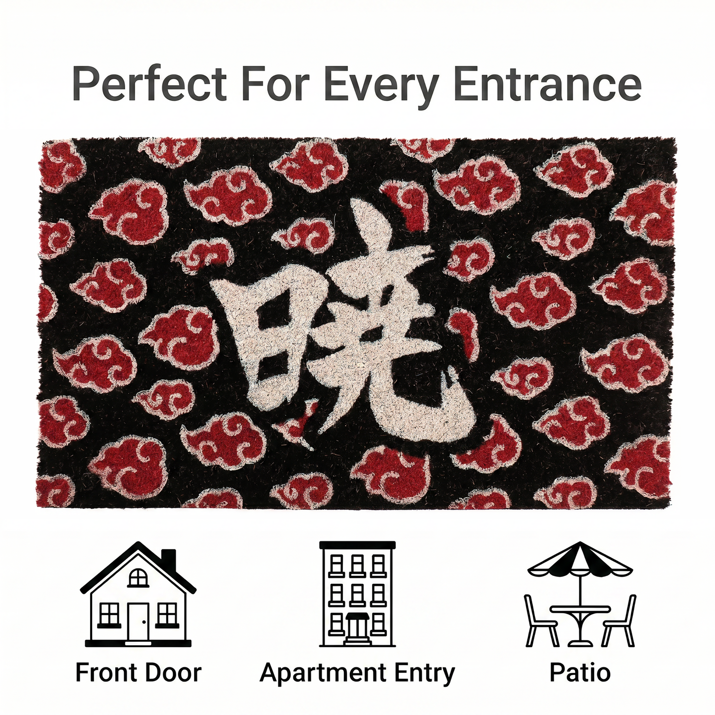 Naruto Shippuden - Akatsuki - 13x19" Doormat