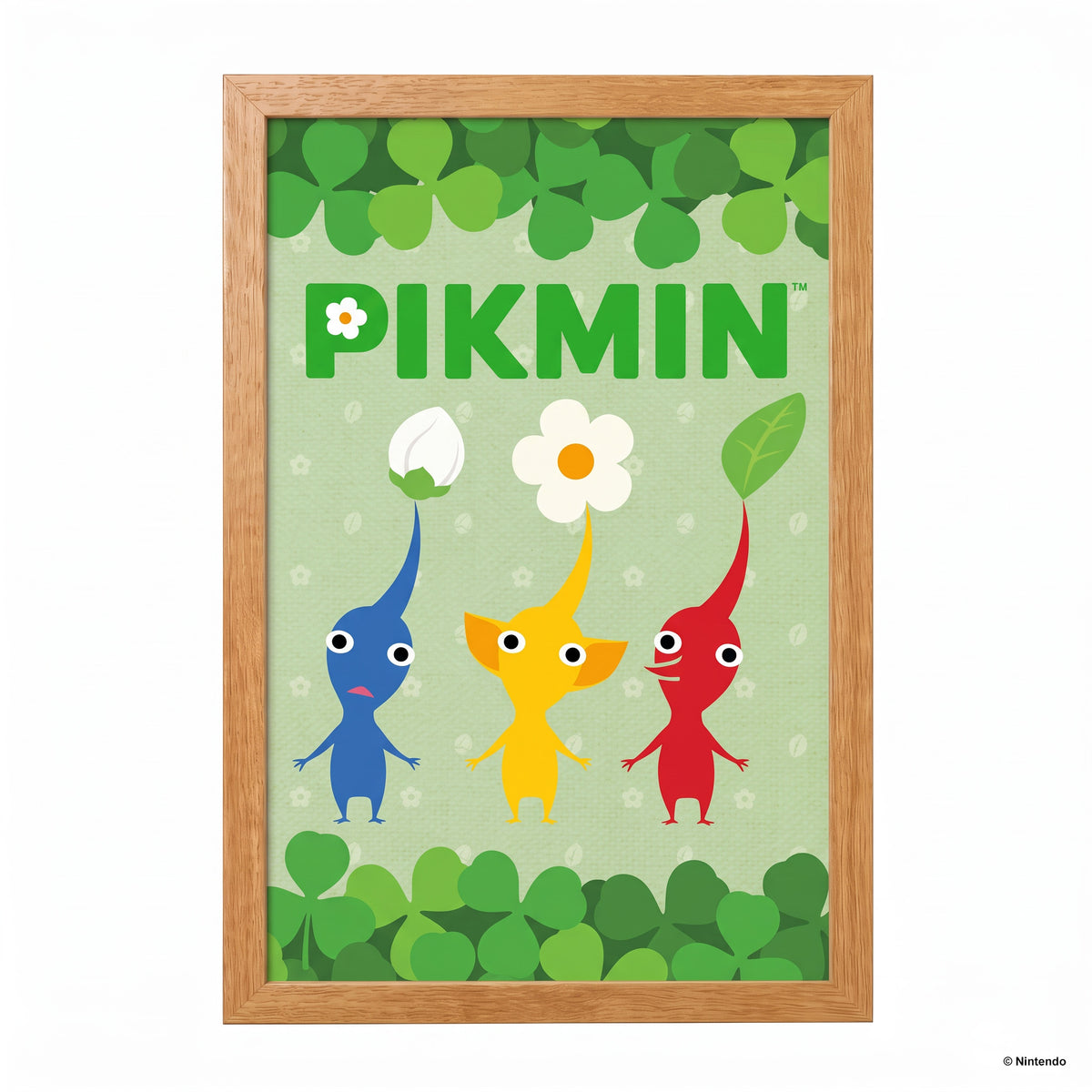 Pikmin - Trio – 11" x 17" Framed Gel-Coat Print