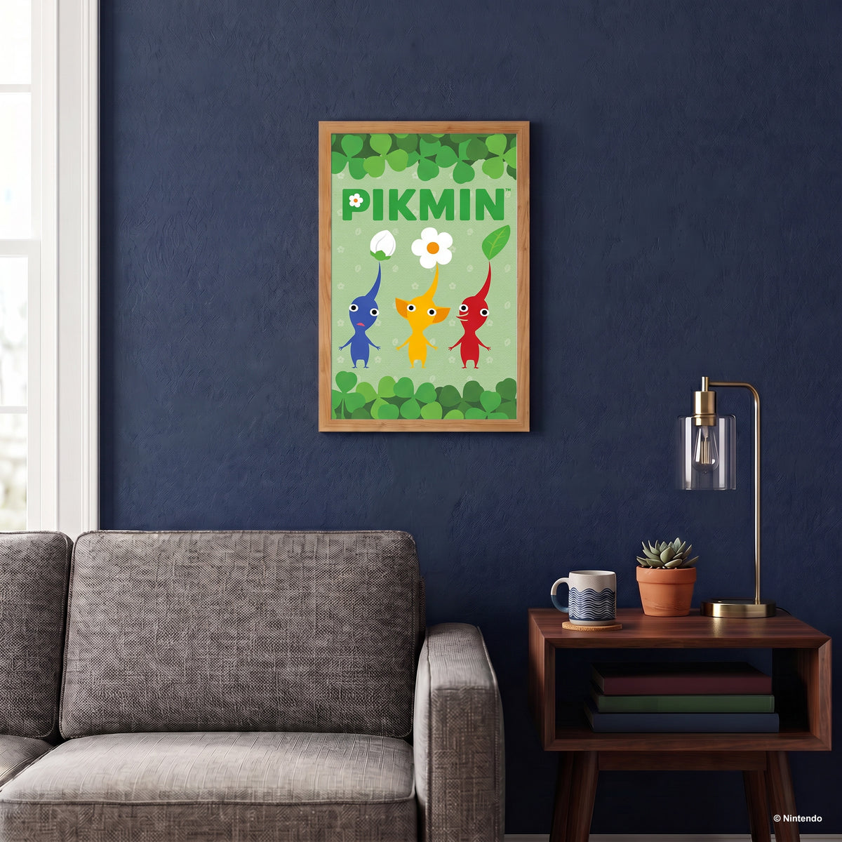 Pikmin - Trio – 11" x 17" Framed Gel-Coat Print