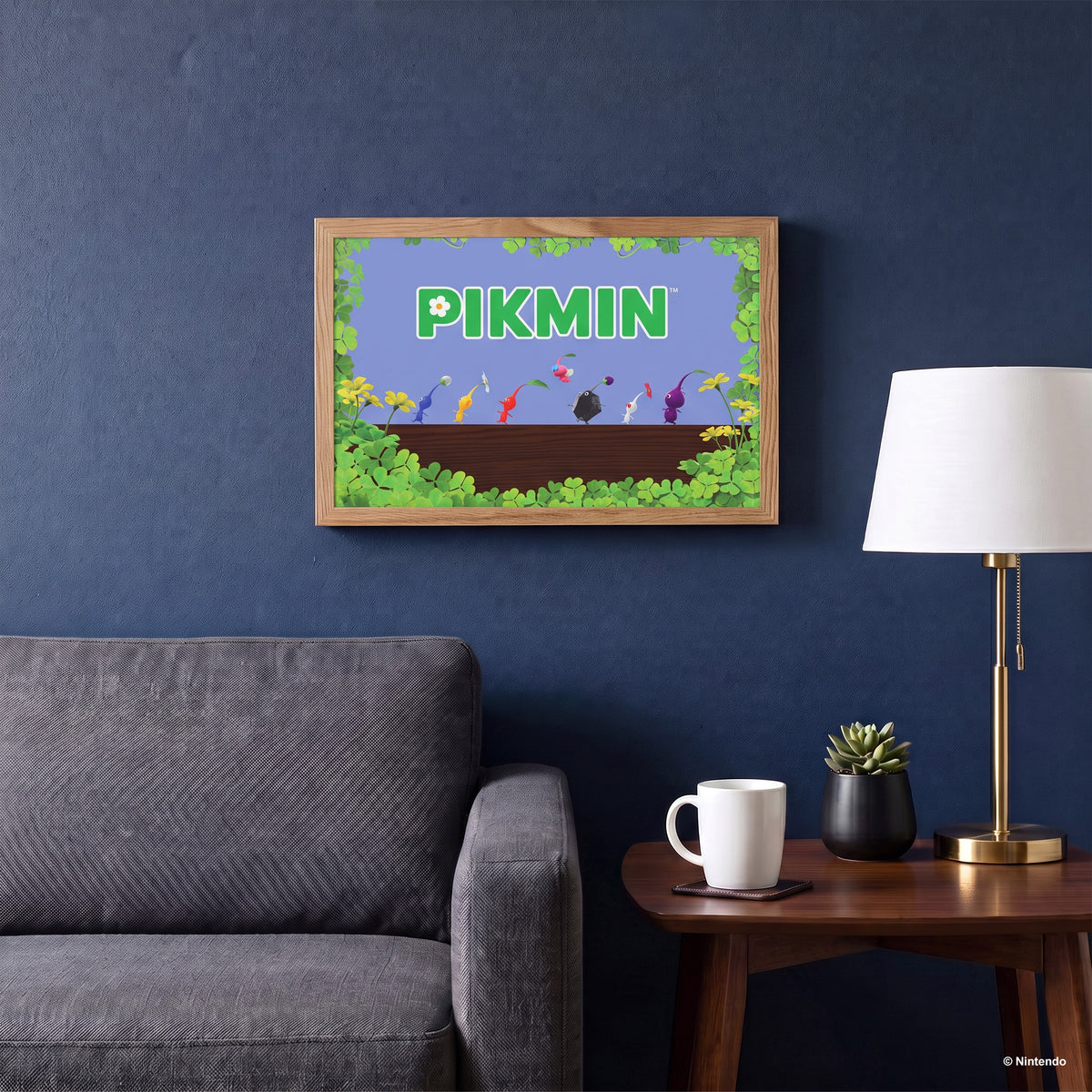 Pikmin - Walking in Foliage – 11" x 17" Framed Gel-Coat Print