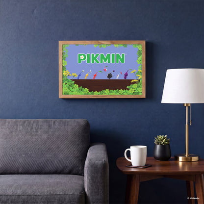 Pikmin - Walking in Foliage – 11" x 17" Framed Gel-Coat Print