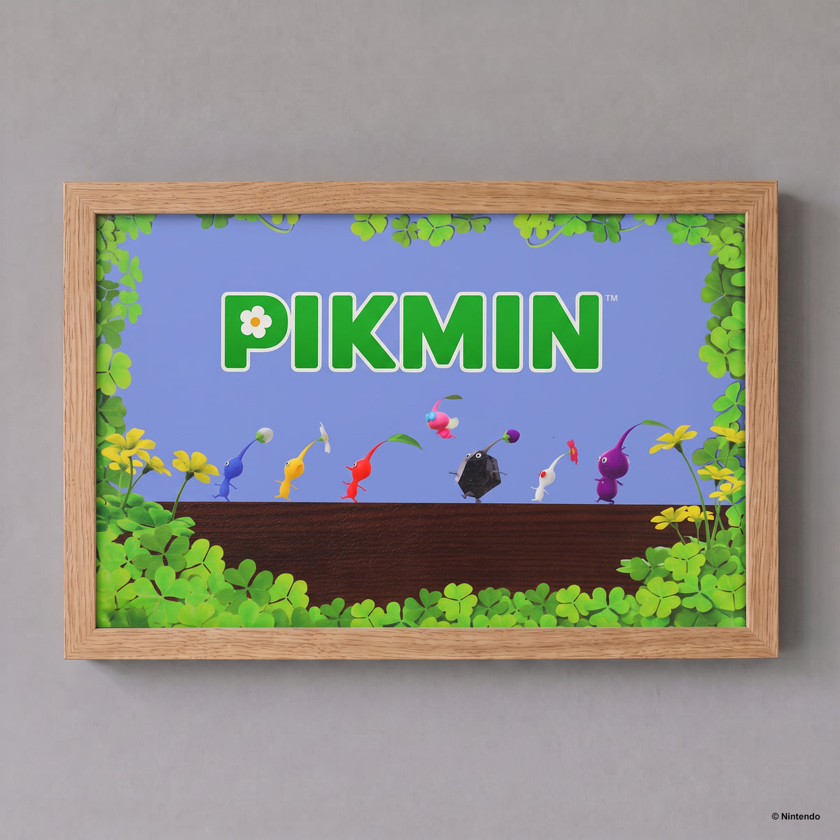 Pikmin - Walking in Foliage – 11" x 17" Framed Gel-Coat Print
