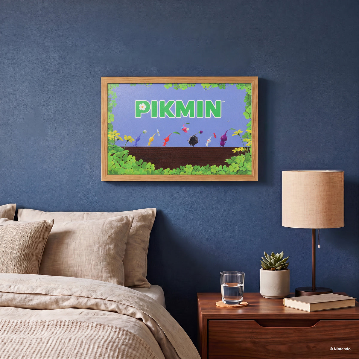 Pikmin - Walking in Foliage – 11" x 17" Framed Gel-Coat Print
