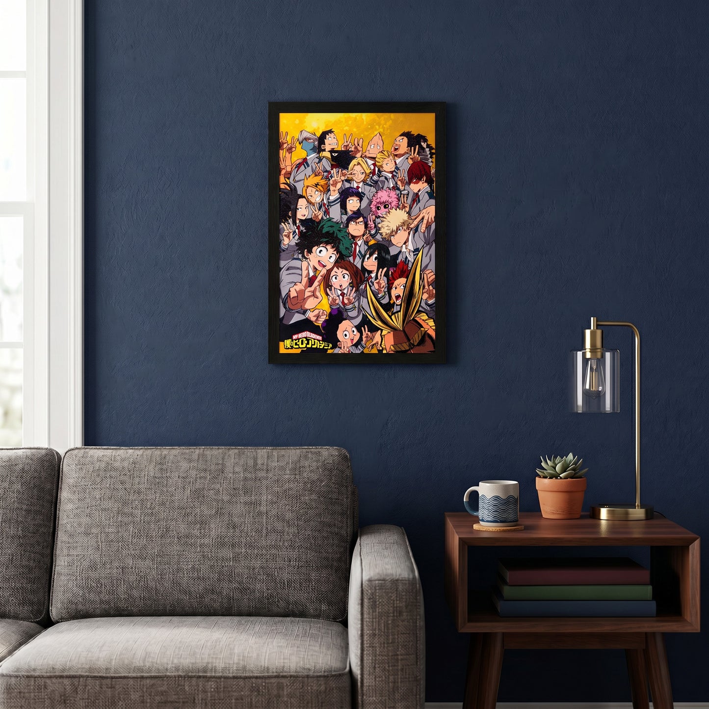 My Hero Academia - School Photo - 11x17 Framed Gel Coat