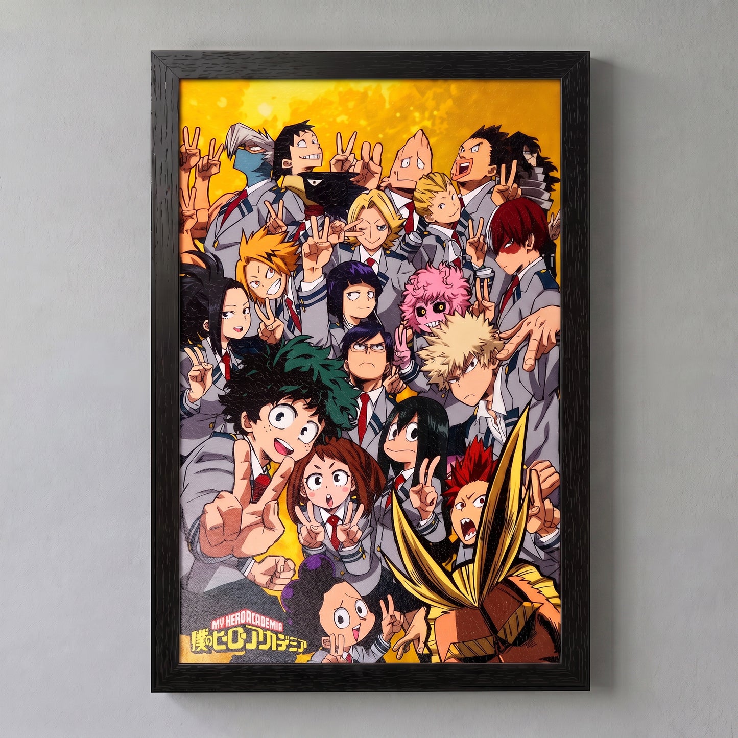 My Hero Academia - School Photo - 11x17 Framed Gel Coat