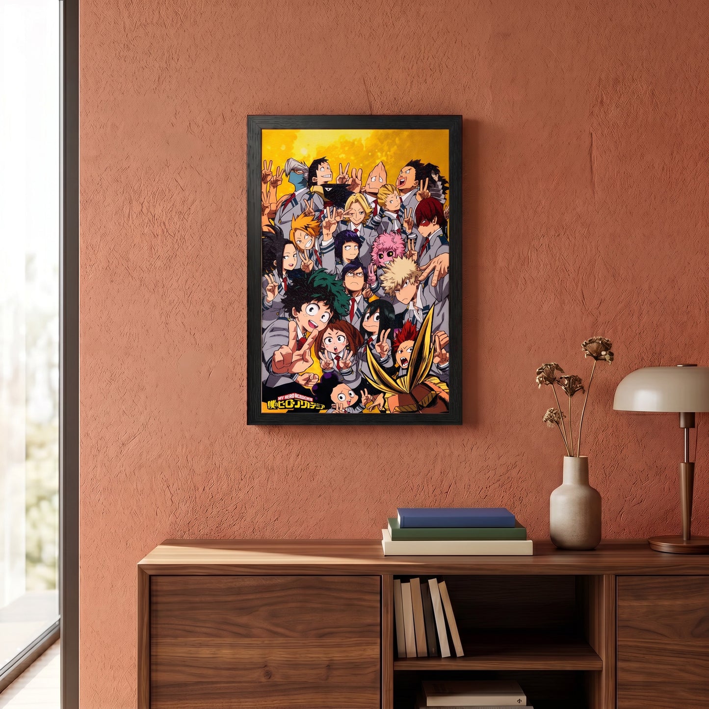 My Hero Academia - School Photo - 11x17 Framed Gel Coat