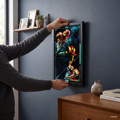 Metroid - Samus Pose Trio – 11" x 17" Framed Gel-Coat Print