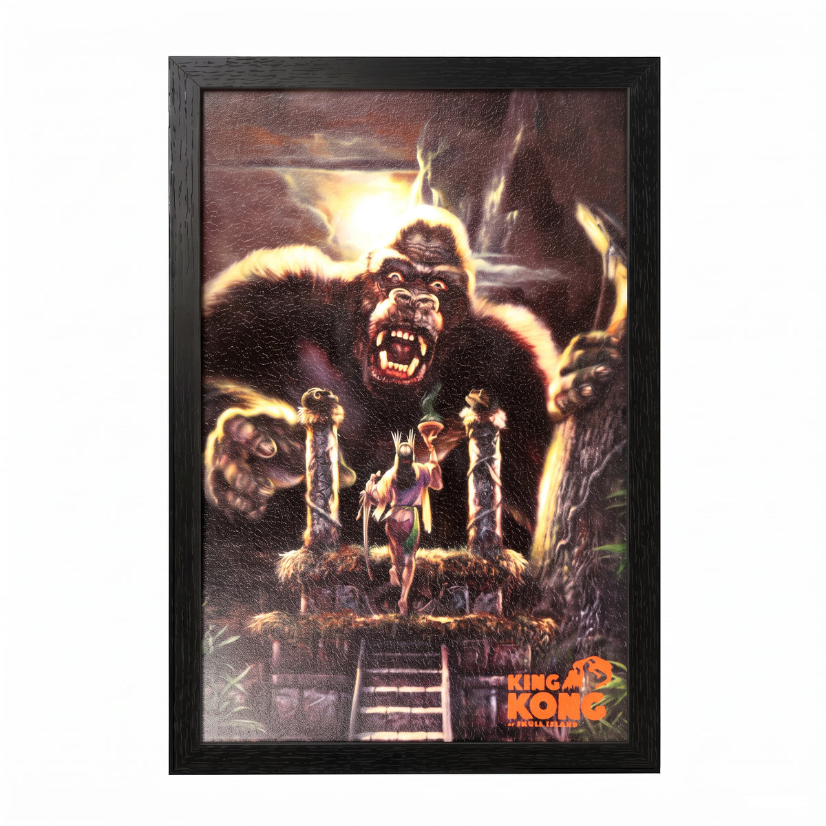 King Kong - The Alter of Kong - 11x17 Framed Gel Coat