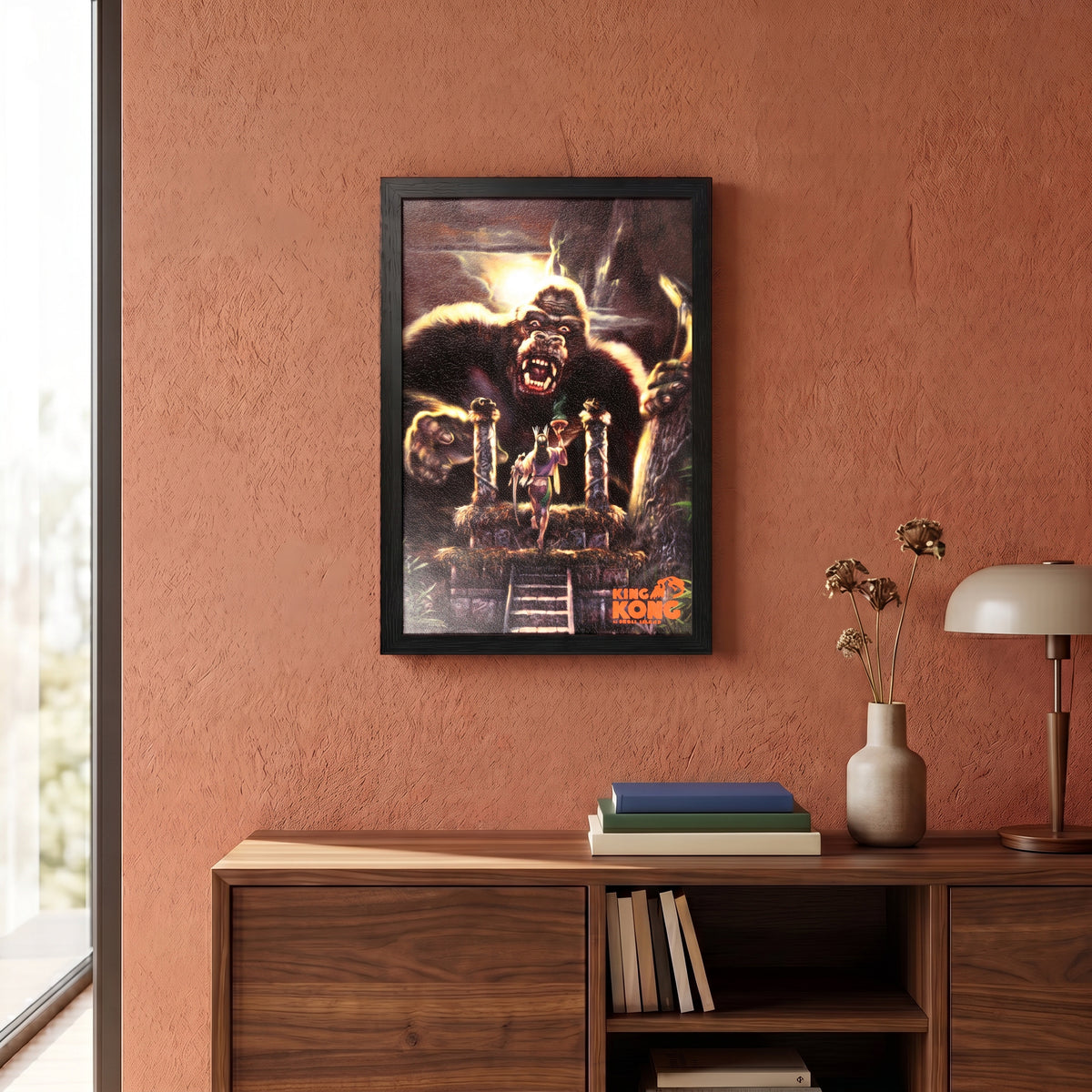 King Kong - The Alter of Kong - 11x17 Framed Gel Coat