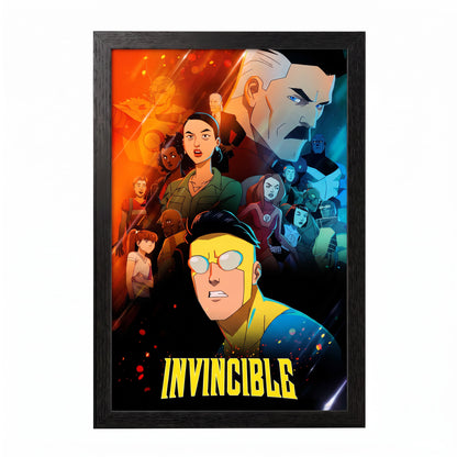 Invincible - Group - 11x17 Framed Gel Coat
