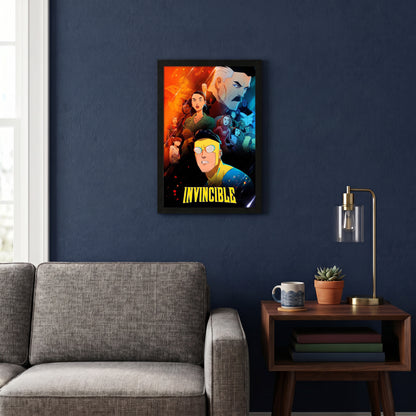 Invincible - Group - 11x17 Framed Gel Coat