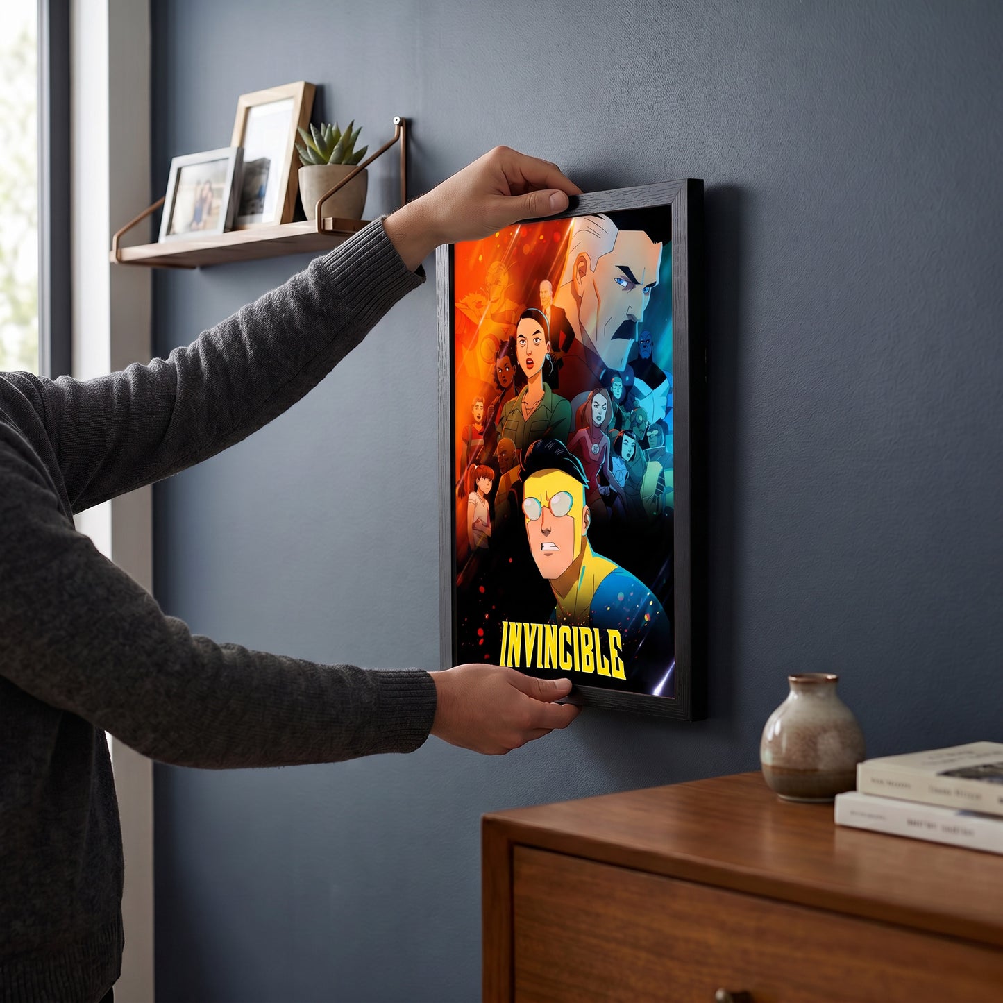 Invincible - Group - 11x17 Framed Gel Coat