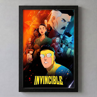 Invincible - Group - 11x17 Framed Gel Coat