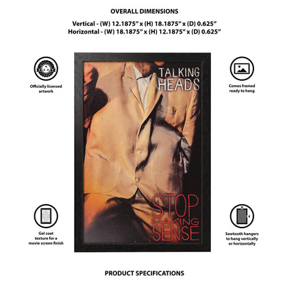 Talking Heads - Stop Making Sense - 11x17 Framed Gel Coat