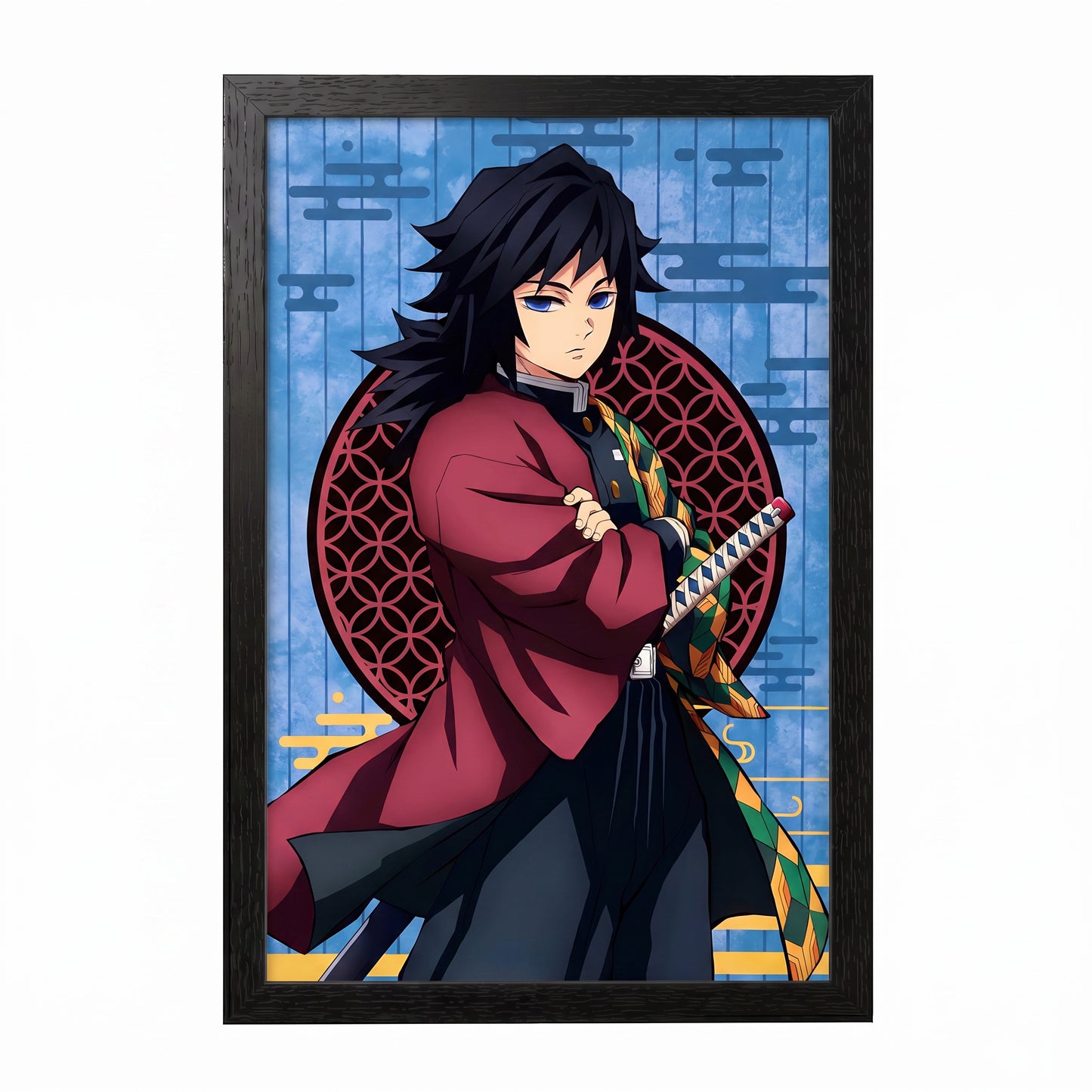 Demon Slayer - Giyu - 11x17 Framed Gel Coat