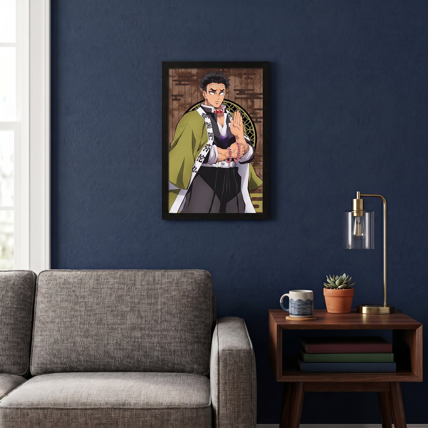 Demon Slayer - Gyomei - 11x17 Framed Gel Coat