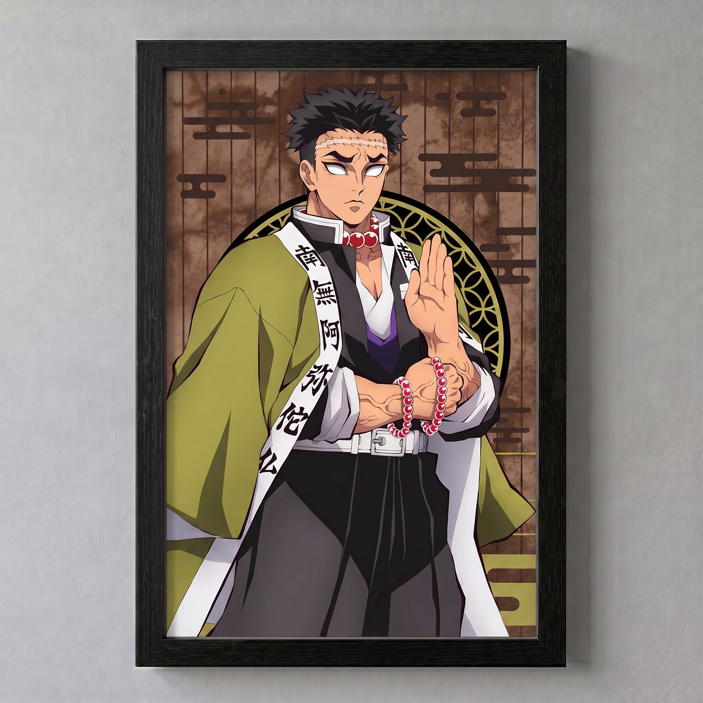 Demon Slayer - Gyomei - 11x17 Framed Gel Coat