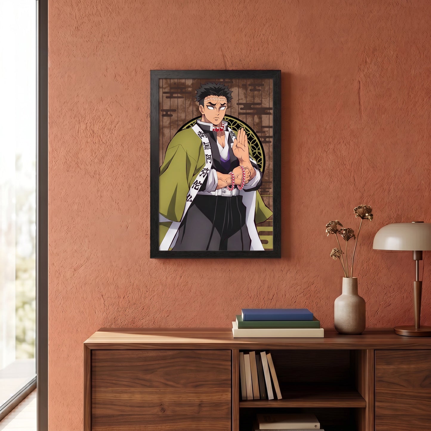 Demon Slayer - Gyomei - 11x17 Framed Gel Coat