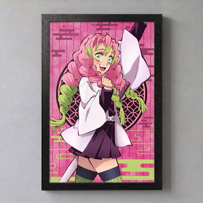 Demon Slayer - Mitsuri - 11x17 Framed Gel Coat