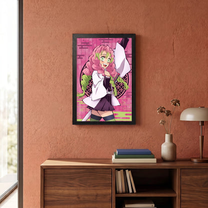 Demon Slayer - Mitsuri - 11x17 Framed Gel Coat