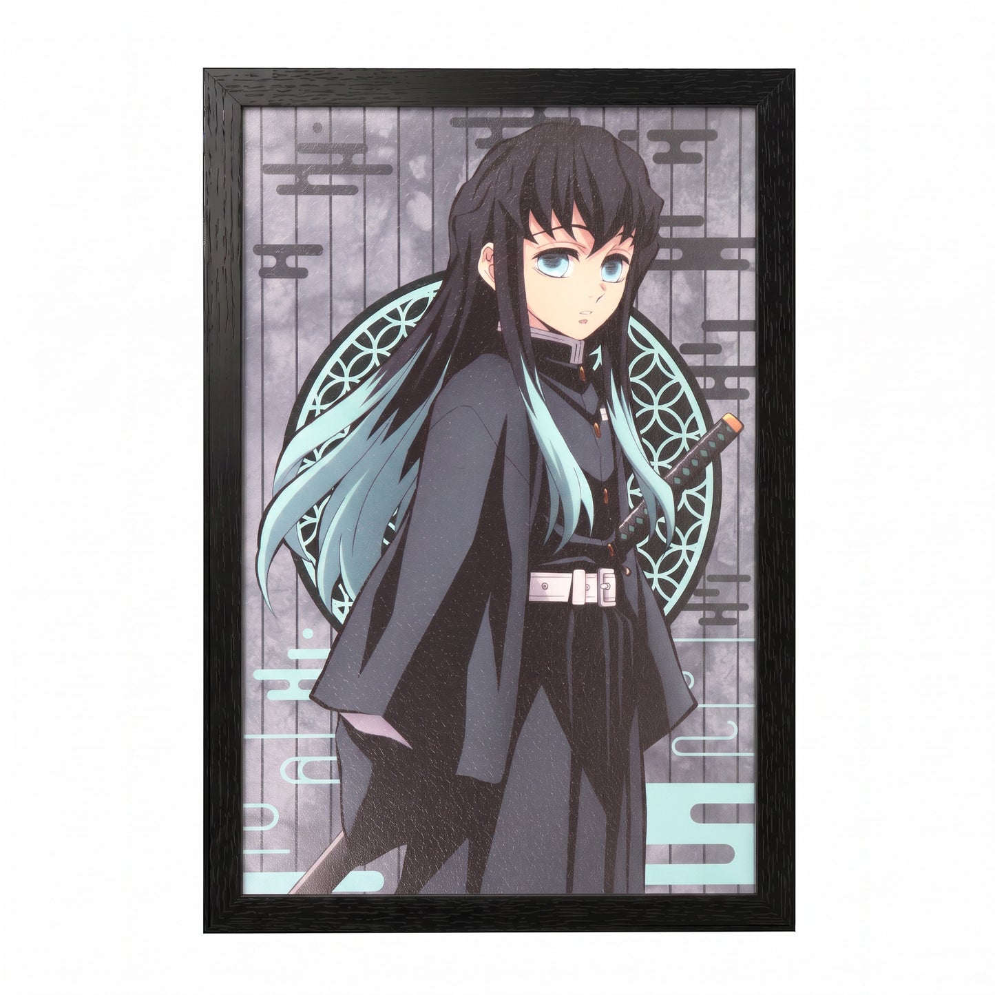 Demon Slayer - Muichiro - 11x17 Framed Gel Coat