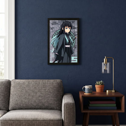 Demon Slayer - Muichiro - 11x17 Framed Gel Coat