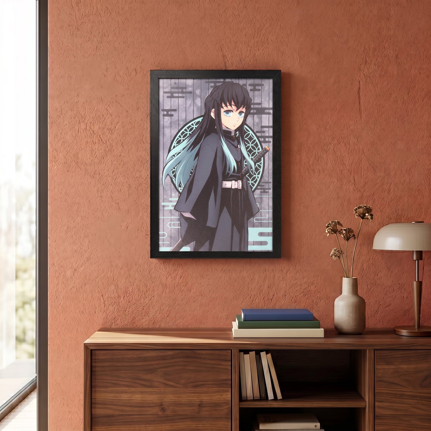 Demon Slayer - Muichiro - 11x17 Framed Gel Coat