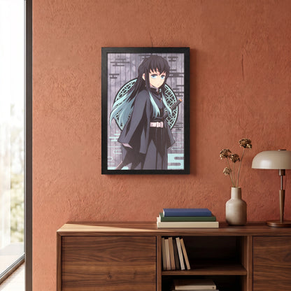 Demon Slayer - Muichiro - 11x17 Framed Gel Coat